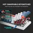 K500-B61 Machenike Mini Mechanical Keybaord 60% Form Factor 61Keys Gaming Keybaord Wired Full Key Hot-Swappable RGB Backlit