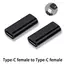 USB C Female to Female Adapter USB C 3.1 Coupler for Connecting Two Type C Cable, for Phone Tablet and Extension Connecto