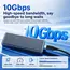 M.2 NVMe SATA SSD Enclosure Visual Smart SSD Case USB 3.2 Gen 2 10Gbps NVMe PCI-E 20Gpbs