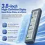 M.2 NVMe SATA SSD Enclosure Visual Smart SSD Case USB 3.2 Gen 2 10Gbps NVMe PCI-E 20Gpbs