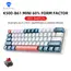 K500-B61 Machenike Mini Mechanical Keybaord 60% Form Factor 61Keys Gaming Keybaord Wired Full Key Hot-Swappable RGB Backlit