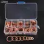 300/280/200/100Pcs Washer Copper Sealing Solid Gasket Washer Sump Plug Oil For Boat Crush Flat Seal Ring Tool
