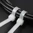 Self-locking plastic nylon tie 100 PCS black 5x300cable tie fastening ring4x200 cable tie zip wraps strap nylon cable tie set