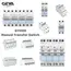 GEYA GYHO9 Manual Transfer Switch with Indicator 63A 125A MTS Dual Power Manual Conversion Isolating Switch