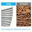 140/280pcs Assorted Hardware Nails Kit, Steel Picture Hanging & Wood Nails, Wall Nails with Storage Box, 6 Sizes, Smooth Finish,