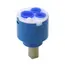 Ceramic Disc Cartridge Mixer Faucet Thermostatic Cartridge Faucet Disc Valve Pp Plastic Ceramic Cartridges For Mixer 35/40Mm