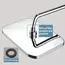 New Large Size High Pressure Overhead Rain Shower Head Large Flow Booster Rain Shower Head 360° Rotation Water Saving
