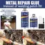 AB Casting Repair Glue High Temperature Metal Repair Glue Strong Cold Welding Glue Magic Plastic Repair Casting Adhesive
