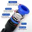 10PCS Pneumatic Fittings Quick Air Connector Hose Fitting Plastic PU PG 4mm 6mm 8mm 10mm 12mm Push Into Tube Pluglug