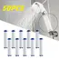 50PCS Shower Head Filter Replacement Showerhead Remove Chlorine/Fluoride/Hard Water/Calcario Hygienic Bathroom Accessories