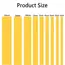 1Rolls 18-50m Model Masking Tape DIY Yellow Masking Tape Width 2/3/6/8/10/12/18/30/50mm