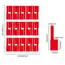 240/480pcs Self-Adhesive Cable Labels Colorful Waterproof Wire Marking Ties Laser Printer Stickers Fiber Wire Labels Organizers