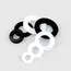 20pcs  1/2" 3/4" 1" Silicon Rubber Flat Gasket O-Ring Seal Washer Ring Plumbing Faucet Washer Sealing Ring