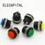 18pcs 6A/125V AC 3A/250V AC 16MM Self Resetting Momentary Button Switch