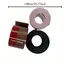 1M1-4piece Thickened Door Bottom Seal Strip Self-Adhesive Silicone Rubber Weatherstrip Soundproof Windproof Dustproof Gap Sealer