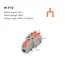 1/5/10 PCS Mini Fast Wiring Cable Connectors Universal Compact Splitter Electrical Conductors Push-in Home Terminal Block