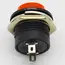 18pcs 6A/125V AC 3A/250V AC 16MM Self Resetting Momentary Button Switch