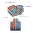 1/5/10 PCS Mini Fast Wiring Cable Connectors Universal Compact Splitter Electrical Conductors Push-in Home Terminal Block