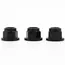 10pcs M3 M4 M5 M6 M8 Black Carbon Steel Hex Flange Nylon Insert Lock Nut Self-locking Nylock Locknut
