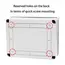 HT Series Junction Box 2/3/5/8/12/15/18/24 WAY PC Plastic Outdoor Electrical IP65 Waterproof Distribution Box Switch Box