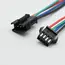 5pairs/10pcs 2pin 3pin 4pin  JST LED  Connectors 15cm Long Male and Female Connector for 3528 5050 WS2811 WS2812 LED Strip Tape