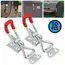 10/2pcs Adjustable Toggle Clamp Latch Heavy Duty Toggle Latches Holding Capacity Pull Latch Clamp For Smoker Lid Jig Tool Box Ca