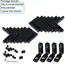 20pcs  Black 2020 Series L-Shape Interior Inside Corner Connector Joint Bracket with Screws for 20x20 Series Aluminum Extrusion