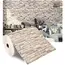 70cmx10m Self-adhesive Wallpaper Decoration Antique Foam Brick Wallpaper Living Room Bedroom Waterproof 3D Wall Sticker