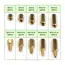 300Pcs M2/M3 Hex Head Copper Pillar Brass Standoff Spacer Screws Threaded Pillar Male/Female PCB Circuit Board Stand Off Kit