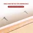 Double Head Nails Seamless Nails Skirting Thread Seamless Nail Without Marks Metal Rust-Proof Nails Wood No Trace Fixator
