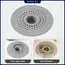 Anti-blocking Silicone Floor Drain Sticker Bathroom Sewer Hair Filter Drain Cover Floor Drain Mat for Kitchen Anti-cockroach