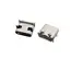 10Pcs USB Connector Type C Female Charging Port Jack 2/6/16 Pin Type-C Socket PCB Soldering SMD SMT DIY Repair Type C Adapter
