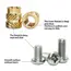 Heat Set Insert Soldering Iron Tip Head M2 M3 M4 Hot Melt Insets Nut Brass Screw Embedded Thread Insertion Kit Plastic 3d Print
