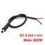 1/2/5Pcs 18AWG 5.5x2.1mm DC Male or Female Power Plug Cable Jack Adapter Connector 12V 10A Power Supply Cords DIY For CCTV LED