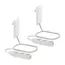 Flat-Face Outlet Extender with 3 Receptacles, Ultra-Thin Wall Plate Plug with Cord Extender and 3-Outlet Power Strip,1650W，125V