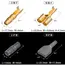 10/20/50Sets 4.0 Bullet terminal Electrical Wire Connector Diameter 4MM Male + Female 1:2 Transparent Sheath