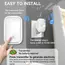 Wireless Self Generating Doorbell Waterproof No Battery 150m Long Distance High Volume Kinetic Door Bell