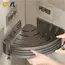 Aluminum Alloy Bathroom Shelves  Punch-free Thickened Tripod Wall-mounted Corner Shelf Bathroom  Accessories Shower Organizer