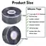Self Sealing Fusing Silicone Tape,Waterproof Hose Tape Pipe for Water Emergency Pipeline Repair Cable Winding Insulating Red