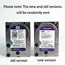 Western Digital 4TB 3TB 2TB 1TB WD Purple Surveillance Internal Hard Drive HDD - SATA 6 Gb/s, 64 MB Cache, 3.5"  1TB-WD10EJRX