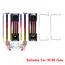 2PCS/lot 80/90/120MM Cooler Fan Buckle Computer CPU Cooling Fan Clips 304 Stainless Steel Wire Fastener Buckle Bracket