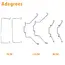 2PCS/lot 80/90/120MM Cooler Fan Buckle Computer CPU Cooling Fan Clips 304 Stainless Steel Wire Fastener Buckle Bracket
