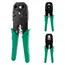 RJ45 Crimper Lan Tester Tool Set Ethernet Cable Stripper Punch Down Tool RJ45 RJ11 Connectors 12 in 1 Cabling Repair Set