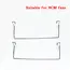 2PCS/lot 80/90/120MM Cooler Fan Buckle Computer CPU Cooling Fan Clips 304 Stainless Steel Wire Fastener Buckle Bracket