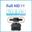Portable Full HD 1080P 2K 4K Webcam PC Laptop Auto Focus Webcam Live Streaming Flexible with Microphone Live Broadcast withLight