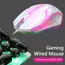 Limei S1 E Sports LED Luminous Backlit Wired Mouse USB Wired For Desktop Laptop Mute Office Computer Gaming Mouse