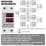 EARU Dual Display 40A 63A Adjustable Power Over Under Current Voltage Protector Relay Switch Meter Voltmeter Automatic Reclosing