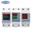 Din Rail 230V Adjustable Over and Under Voltage Protective Device Protector Relay Monitor Current Limit TOMZN 40A 60A 80A 100A