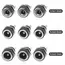10/50PCS 5/10Pcs DC Power Supply Jack Socket Female Panel Mount Connector 5.5 2.1mm Plug Adapter 5.5x2.1 DC-022B