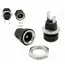 10/50PCS 5/10Pcs DC Power Supply Jack Socket Female Panel Mount Connector 5.5 2.1mm Plug Adapter 5.5x2.1 DC-022B